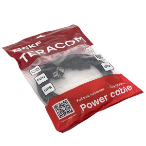 Кабель питания TERACOM для PDU IEC 60320 C13 - CEE 7/7 (Schuko) сечение 3x1,5мм2 250В 10A длина 3,0 метра TRC-PCA-C13-SH-3M [	TRC-PCA-C13-SH-3M]