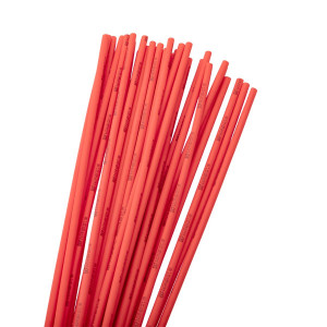 Термоусаживаемая трубка ТУТ нг 4/2 красная в отрезках по 1м PROxima tut-4-r-1m