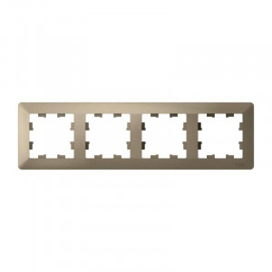 ATLASDESIGN AIR 4-постовая РАМКА, ШАМПАНЬ/дымчатый черный ATN220504