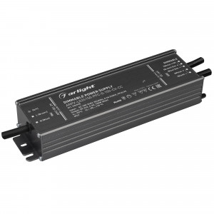 Блок питания ARPV-LG24150-PFC-0-10V-CV-CC (24V, 6.3A, 150W) 036935, Диммируемый источник напряжения с переходом в режим источника тока по стандарту 1-10 В без полного гашения (также доступно диммирование с помощью резистора 10кОм) с гальванической развязкой для светодиодных изделий. Входное напряжение 100-240 VAC. Выходны