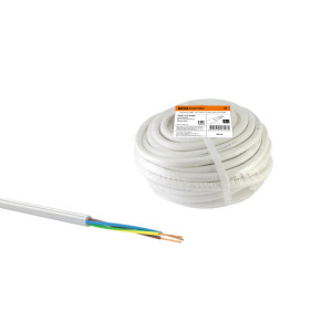 Провод ПВС 3х4 ГОСТ (20м), белый SQ0118-0083