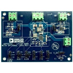 ADP5070RE-EVALZ, Средства разработки интегральных схем (ИС) управления питанием Dual Switching Reg for Vpos & Vneg