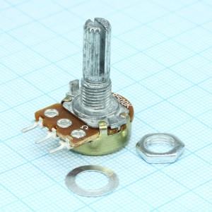16K1 KC 500k, Резисторы регулировочные однооборотные(300 °). Предназначены для работы в электрических цепях постоянного, переменного и импульсного тока.