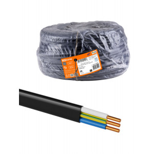 Кабель ВВГ-П нг(А)-LS 3х2,5 ок(N, PE)-0,66 ГОСТ (90м) SQ0117-0475