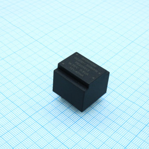 PE201013, Трансформатор питания 0.5ВА  230В 12В/42мА ta 70°C (EE 20/10) 19.5мм.