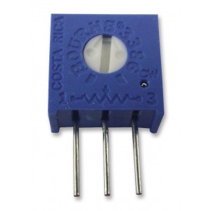 3386W-1-502LF, Потенциометр однооборотный керметный 5кОм 0.5Вт PC PIN