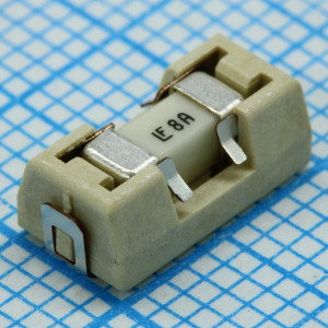 0154008.DR, Предохранитель сверхбыстродействующий 8A 125В SMD 9.73х5.03х3.81мм лента на катушке