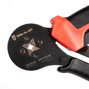 ПКВК-6М, Пресс-клещи для опрессовки изолированных и неизолированных втулочных наконечников сечением 0,25-6 мм2