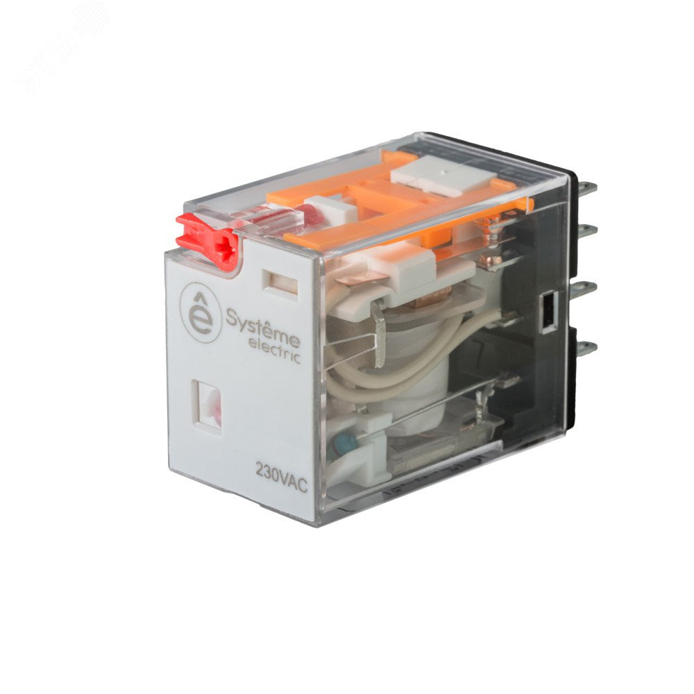 Изображение товара Реле 5A 4CO 230VAC тест кнопка LED SXM4CB2P7 - автоматизация и управление