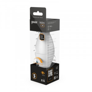 Лампа LED Candle-dim E14 7W 3000К диммируемая 1/10/100 103101107-D