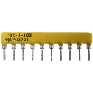 4310R-101-103LF, Резисторная сборка 9 резисторов 10кОм
