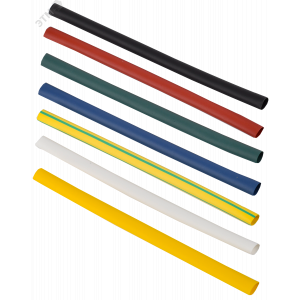 Набор трубок термоусадочных нг-LS 4/2 100мм 7 цветов по 3шт UDR10-004-002-021-S