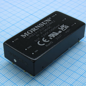 URB2412LD-30WR3, Преобразователь DC/DC на печатную плату 30Вт вход 24В выход 12В 2.5А