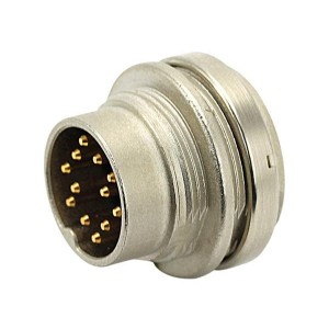 T 3202 018, DIN Connectors 2PIN MALE RECPT