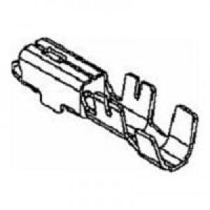 12129663-L, Автомобильные разъемы FMALE 280 SERIES TIN CBL RANG 3.20-3.04MM