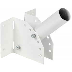 Кронштейн КР-3М D=48 L=250 монтаж. лента рег. угол белый LDKU0D-CR-48-0250-23-K01