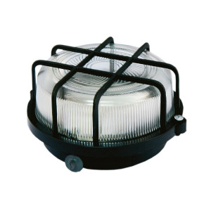 Светильник НПП 03-100-005.04 У3 (корпус и защитная сетка-квадрат, черный) SQ0311-0002