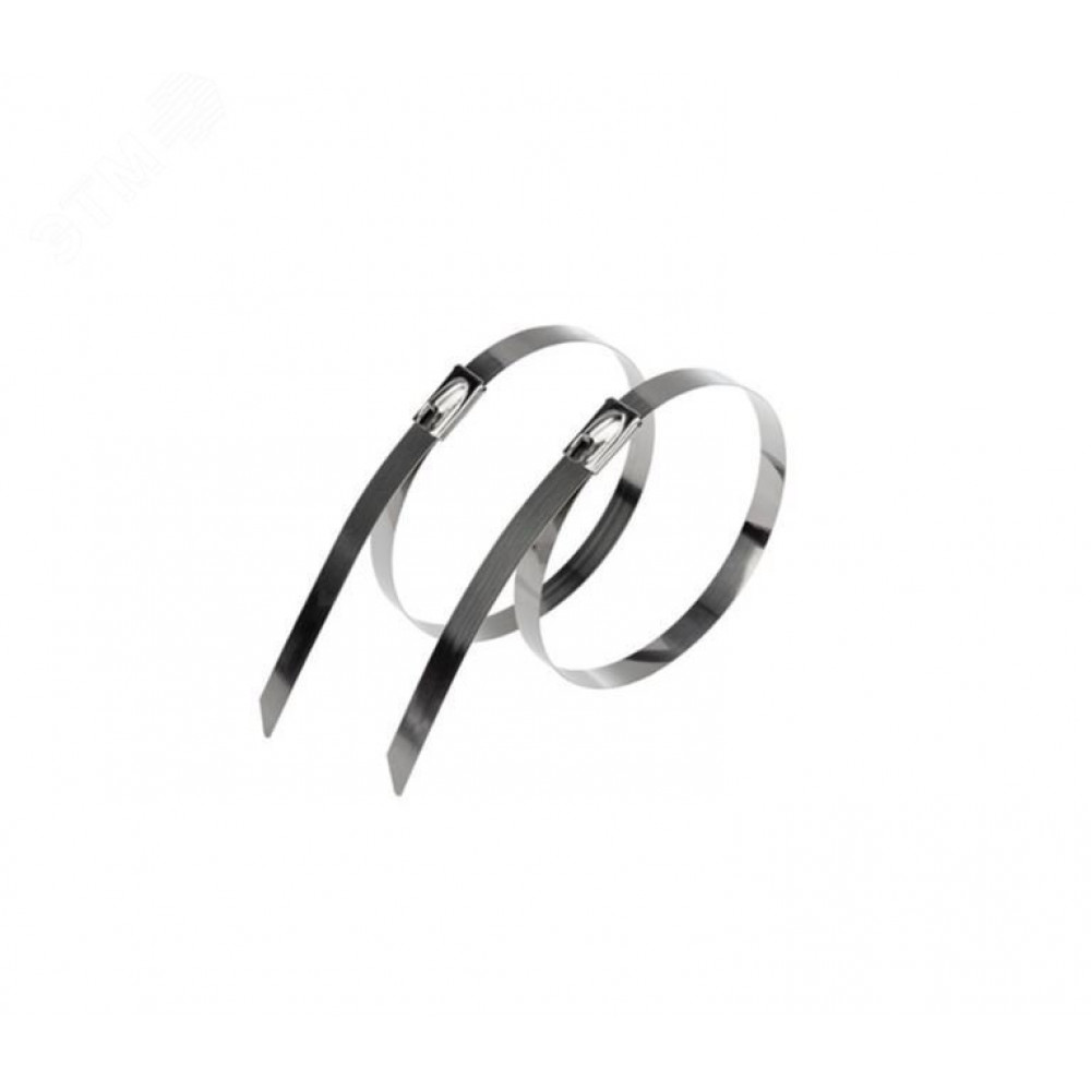 Изображение товара Хомут кабельный стальной 4.6х100 мм упак.50 шт Rexant