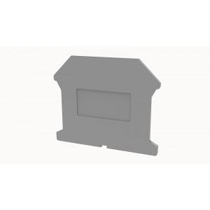 Торцевая крышка D-PCIK16-01P-11, Торцевая крышка, для клемм PCIK16..., цвет: серый