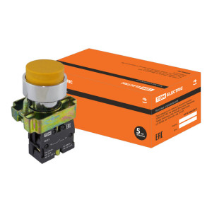 Кнопка BL51 без подсветки желтый 1з SQ0704-0050