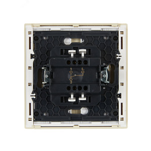 FORTE&PIANO Выключатель 1-клавишный проходной 10А FP403 ваниль IEK FP-V12-0-10-1-K10