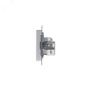 Розетка 1-м СП AtlasDesign 16А IP20 без заземл. без защ. шторок механизм алюм. SE ATN000341