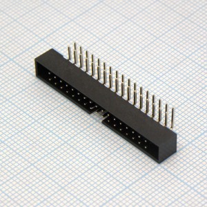 KLS1-202B-34-R-B, IDC разъем, вилка на плату