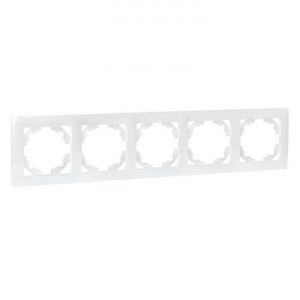 Валенсия Рамка 5-местная жемчуг EWM-G-305-50