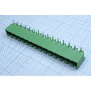 2EDGRC-5.08-15P-14-00A(H), Разъемный клеммный блок на плату, 15 контактов. Серия 2EDGRC-5.08