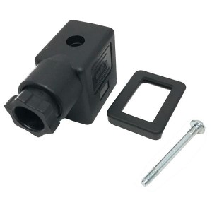 1210230122, Цилиндрические разъемы DIN IND FORM B-2PE- PG9-BLACK