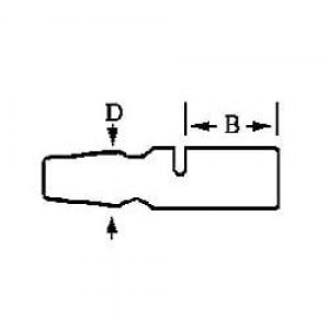 19033-0001, Клеммы .180 MALE BULLET PLU T PLUG KRIMP (A-159)