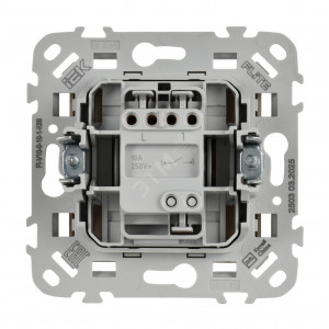 FLITE Выключатель 1-клавишный 10А ВС11-1-0-ФлЛ льняной IEK FI-V10-0-10-1-K88