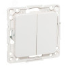 Изображение товара Переключатель проходной 2-кл. Стокгольм 10А винтов. клеммы механизм бел. PROxima EYV10-027-20