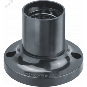 Патрон потолочный Е27 карболитовый черный 19437