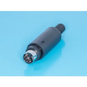 MDN-3M, Вилка mini DIN 3 контакта на кабель