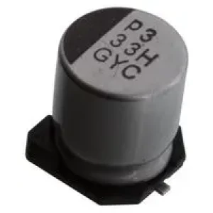 GYC1H330MCQ1GS, Конденсатор алюминиевый  полимерный гибридный  33мкФ 50 В ±20% (6.3 X 7.7мм) для поверхностного монтажа 45 mOhm 1100мА 2000час 135°С автомобильного применения