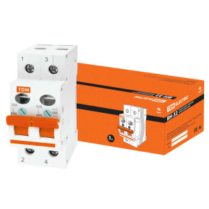 Выключатель нагрузки (мини-рубильник) ВН-32 2P 20A SQ0211-0012