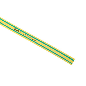 Термоусаживаемая трубка ТУТ нг 12/6 жел-зел рулон PROxima tut-12-yg