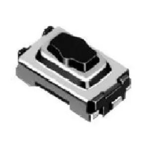 SKQYACE010, Кнопка тактильная 6.1Х3.7х2.5mm, SMD, 12VDC, 50mA, 0.98N, 0.25mm travel