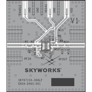 SKY67150-396LF-EVB (650-1100 MHz), Радиочастотные средства разработки 650MHz-1100MHz Eval Board