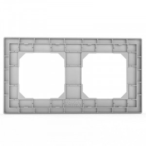 Рамка 2-м Pixel универс. алюм. TKE-PX-RM2-C03