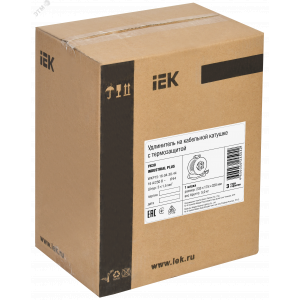 Удлинитель на катушке 4х30м с заземл. 16А IP44 Industrial plus УК30 3х1.5 термозащита WKP15-16-04-30-44