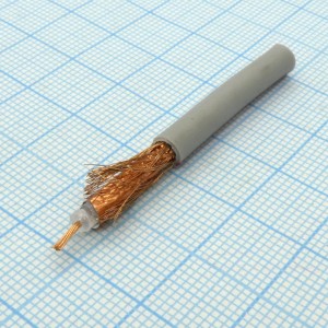 Провод  RG-58C/U медь. 50ом (1м), в бухте 100м