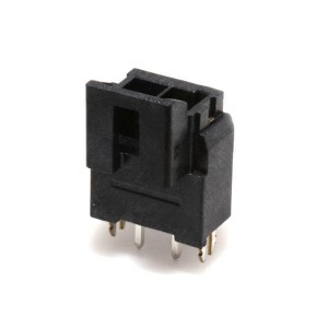 172287-1202, Проводные клеммы и зажимы ULTRAFIT 3.5MM 2CKT HDR VT SGL F BLK15AU