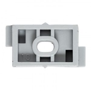 Держатель для труб (клипса) d16мм для монтажного пистолета сер. (уп.100шт) Plast derjp-z-16