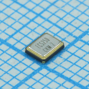 ECS-250-20-33-JTN-TR, Резонатор кварцевый 25МГц ±20ppm (точность) ±20ppm (стабильность) 20пФ 4-Pin Mini-CSMD лента на катушке