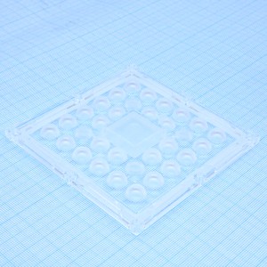 CS16324_STRADELLA-IP-28-HB-W, Групповая линза на 28 светодиодов , широкая диаграмма 90° , эфф=94%, 100x100x9,5мм