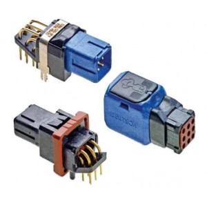 D369-B99-NP4, Прямоугольные соединители стандарта Mil 369 Panel PCB RCPT 9-Way, N-Key, Pin