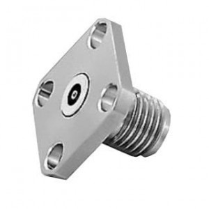 145-0801-612, РЧ соединители / Коаксиальные соединители PANEL RCPTL PLUG 4 HOLE FLANGE