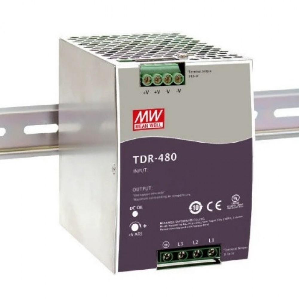 Изображение товара Блок питания промышленный TDR-480-24 24V 480W трехфазный MEAN WELL